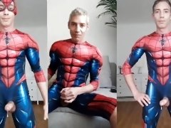 Spiderman comic gay handsfree bareback creampie dexterxxl