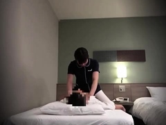 Stacked Japanese masseuse treats herself to a wild fucking