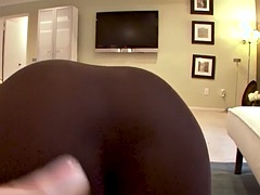 Busty MILF sucks and gets her pussy fucked in POV before anal