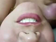 Cum on teeth