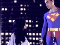 Superman gets head from hot fan Andy San Dimas and fucks her hard