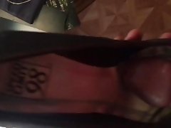 Fucking peep toe heels loaned from MrMessyshoes