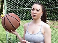 Ball girl sucking black cock