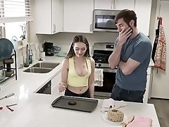 Slender beauty lets curious stepdad fuck her brains out